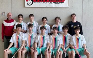 6. Platz an den Schweizer Mittelschul-Meisterschaften im Unihockey